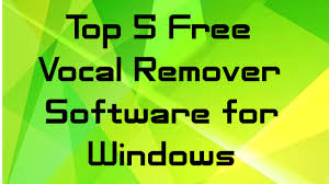Best Free Vocal Remover Software For Pc Coderpradip