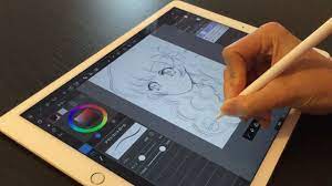If you're going to go the touchscreen tablet route for drawing apps, you need to go ipad. 1 Premiers Tests D Illustration Ipad Pro Apple Pencil App Medibang Miss Volume Youtube