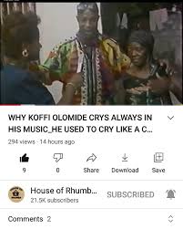 We did not find results for: House Of Rhumba Djs Koffi Olomide Used To Cry Like A Cat When Young Baby Boy Narrates His Mother Facebook