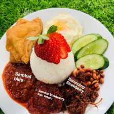 I made mine using the easy vegan sambal and added tomatoes and onion to. Opah Strawberries Aafiyah Homestay Cameron Highland Facebook