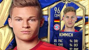 I use him with the new objective coman for … Fifa 21 Toty Kimmich 96 Player Review Youtube