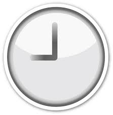 Clock Face Nine O Clock Clock Face Oclock Emoji Stickers