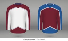 Free vector logo colorado avalanche. Realistic Hockey Kit Colorado Avalanche Shirt Stock Vector Royalty Free 1293590506