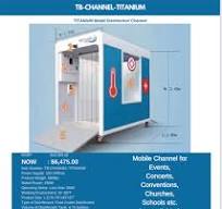 TitaniuT m Model Disinfection Channel for Hospitals,Clinics,Surgery  Rooms,Hotels,Schools,Churches, Events, Concerts, Convention SAFETY  Environment