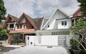 Teres 1 tingkat design moden di bandar baru pasir mas houses mudah my my inkuiri com. Konsep Klasik Dan Moden Hiasan Dalaman Rumah Teres 2 Tingkat Double Storey House Terrace House Exterior House Renovation Design