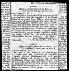 Juneteenth is usually celebrated like the 4th of july, cookouts (a grill and some family and friends) are happy juneteenth! Juneteenth And General Order No 3 Galveston Historical Foundation