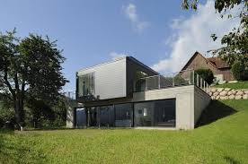 Constuction D Une Maison Dans Une Pente Domozoom Com Plan Maison Maison Contemporaine Plan Maison Contemporaine