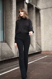 Shot From The Street Chic Black Outfits Black Outfit Casual Work Outfits