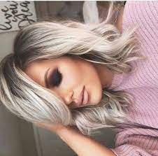 51 Ideas Hair Balayage Straight Girl Hairstyles Blonde Hair With Roots Icy Blonde Hair Hair Styles