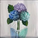 Paint and Sip: Modern Hydrangeas *Add a Candle*