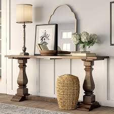Birch Lane Console Table Karla 72 Console Table Wood Console Table Console Table Mirrored Console Table