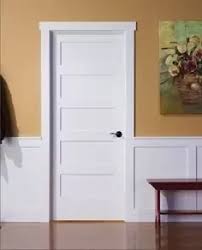 Colored wooden doors isolated on white background, realistic wooden door, colour illustration of different door design, office interior or exterior element, room design, vector graphics to design. If I Have White Interior Doors What Color Trim Should I Have Can I Have Wood Stained Trim Quora