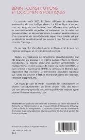 Les français moins pointilleux sur l'hygiène depuis le début de la pandémie. Benin Constitutions Et Documents Politiques Nicaise Mede Livre Ebook Epub