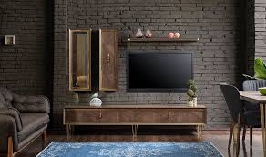 Gold Luks Tv Unitesi Modern Tv Uniteleri Mobilya Tasarim Luks