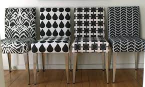 Our chairs are made by expert craftsmen using only the best hardwoods and fabrics. Dining Chairs In Black And White Fabric Dining Chairs Patterned Dining Room Chairs Dining Room Chairs
