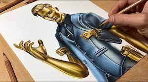 In this section you will find many coloring pages from the popular fortnite game. Drawing Midas Golden Touch Fortnite Time Lapse Youtube