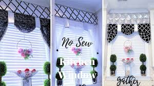 Cut your board to the width of your window plus 2 inches (one extra inch for each side of the window.) step 2: Diy No Sew Kitchen Window Treatment Easy Home Decor Idea 2019 Youtube