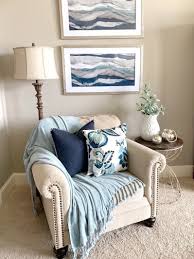 Cozy Corners With Blue Accent Decor Yes Please Thanks To Our Brand Ambassador Stager Roz For The Inspo Pin Th Trendy Living Rooms Cozy House Home Decor