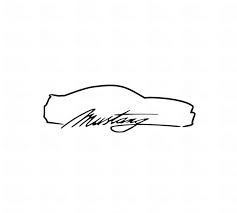 2011 2014 Ford Mustang Umriss Svg Dxf Geschnitten Datei Image 0 Mustang Tattoo Mustang Logo Ford Mustang Logo