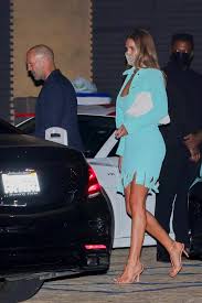 She is best known for her work for lingerie retailer victoria's secret, for. Rosie Huntington Whiteley Night Out In A Light Blue Outfit With Jason Statham At Nobu In Malibu Gotceleb