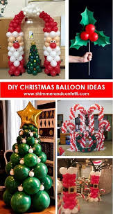 7 Diy Christmas Balloon Decoration Ideas In 2020 Christmas Balloon Decorations Christmas Balloons Work Christmas Party