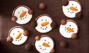 Schneemann Kekse Rezept Backen Fur Weihnachten Schneemann Cookies Rezept Kekse