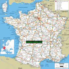 Le trace des voies adjacentes transilien fret tgv. Carte De France Detaillee Vacances Guide Voyage