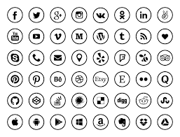 Black And White Png Icon Free 48 Social Media Icons Vector Titanui Social Media Icons Vector Social Media Icons Free Free Social Media Icons Vector