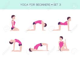 Weitere ideen zu yoga asanas, yoga, yoga übungen. Vector Reihe Von Grundlegenden Yoga Asanas Yoga Fur Anfanger Frau Figur Machen Ubungen 6 Asanas Lizenzfrei Nutzbare Vektorgrafiken Clip Arts Illustrationen Image 60505352