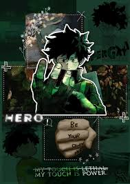 Customize and personalise your desktop, mobile phone and tablet with these free wallpapers! Deku Kun Wallpaper Model 2 Aesthetic Anime Dark Green Aesthetic Anime Scenery Wallpaper