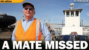 Tugboat hero mourns friend