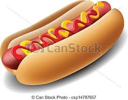 Vector Realistic Hot Dog Stock Illustration Royalty Free Illustrations Stock Clip Art Icon Stock Clipart Hot Dogs Happy Mothers Day Pictures Food Clips
