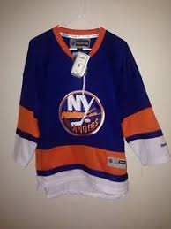 details about new reebok ny islanders youth hockey jersey size youth l xl