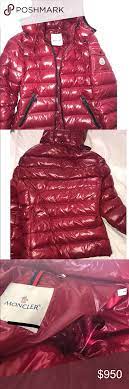 Moncler Bady Giubbotto Authentic Size 2 Med Gorgeous Red Wine Authentic Moncler Bady Giubbotto Womens Ja Jackets For Women Clothes Design Fashion Design