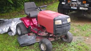 If the battery and starter are fine. Murray Riding Lawnmower Repair Bad Starter Road Side Find Youtube
