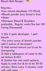 Pin By Michelle Gomez On New Do Bath Recipes Toning Shampoo Bleach Bath