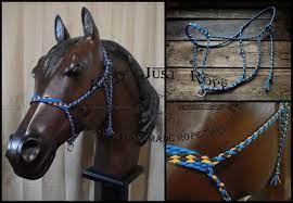 This halter features adjustable nose provides comfort to the horse. 4 Strand Braided Paracord Horse Rope Halter Knot Just Rope