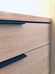wood tab drawer pull modern finger edge