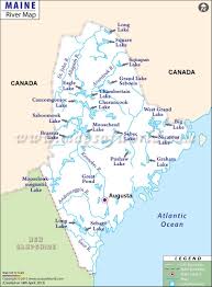 Maine River Map In 2019 Saco River Maine Map