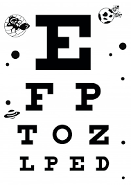 25 curious free printable eye chart for children