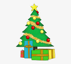 Christmas Tree With Presents Clipart Christmas Tree Clipart Transparent Background Free Transparent Png Download Pngkey