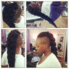 Mohawk Boxbraids Shortcut Stylists Box Braids Senegalese Twist