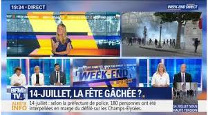Quels changements pour la grille des programmes de bfmtv à la rentrée 2020 dès le 24 août? Replay Week End Direct De Bfmtv Du 14 07 2019 14 Juillet Violences Sur Les Champs Elysees Apres Le Defile 4 4