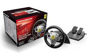 Is licensed by racing drivers and teams involved within the series otherwise featuring sprites that resemble a formula one car in a way to get around licensing, featuring deliberately misspelt driver and team names; Amazon Com Thrustmaster Ferrari Challenge Wheel For Ps3 And Pc Video Games