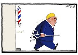 Download 48 boris johnson stock illustrations, vectors & clipart for free or amazingly low rates! Political Cartoon On Twitter Christian Adams On Boris Johnson Having A Haircut Political Cartoon Gallery In London Https T Co Depctdnxf6