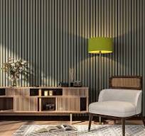 Olive Green Acoustic Slat Wood Wall Panels - Limited Edition