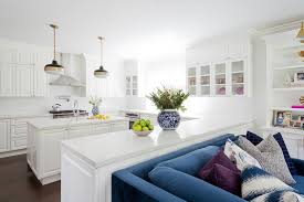 Check spelling or type a new query. U Shaped Kitchen With Center Island Transitional Kitchen