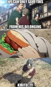 My Beloved Sandvich Anime Funny Anime Shows Sword Art Online