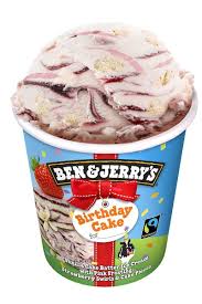 Birthday Cake Flavored Ice Cream Ben Jerry S Birthday Cake Ice Cream Is Here Ice Cream Birthday Cake Ice Cream Ice Cream Tubs