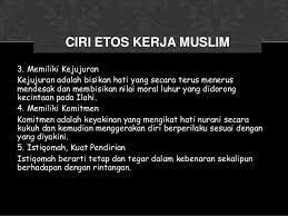 Image result for etos kerja muslim